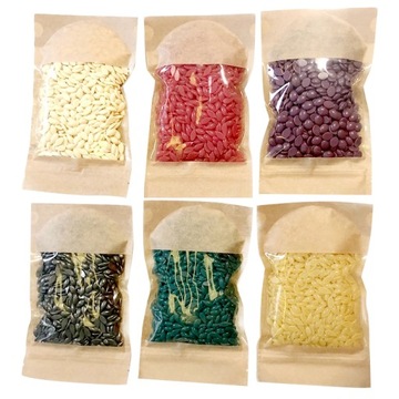 ZESTAW DEPILACJA 6x wosk twardy bezpaskowy dropsy