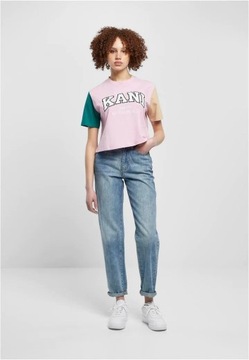 Tričko Karl Kani Serif Crop Block Tee 6130859 L