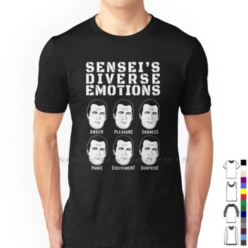 Koszulka Steven Seagal-Senseis Diverse Emotions unisex cotton T-Shirt