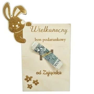 Świąteczny BON podarunkowy Voucher na WIELKANOC