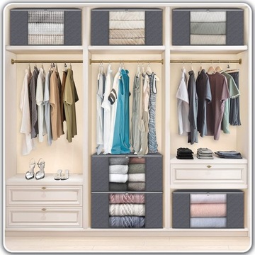 КРЫШКА-ОРГАНАЙЗЕР КОНТЕЙНЕР ДЛЯ ПОСТЕЛЬНОГО БЕЛЬЯ ОДЕЖДНОЕ ОДЕЯЛО 60х45х35 94л