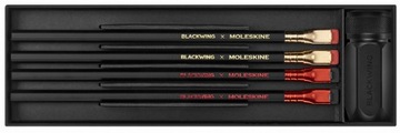 Zestaw 4 Ołówków Blackwing x Moleskine + Temperówka