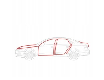 Универсальный уплотнитель капота автомобиля 4 м - большой тип D