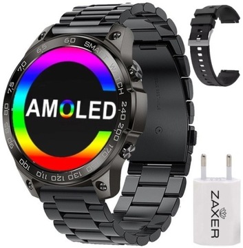 SMARTWATCH MĘSKI AMOLED ROZMOWY 1,43