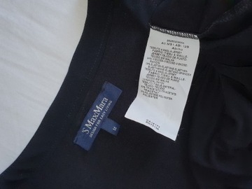 'S MAX MARA czarna sukienka r. M/L oversize (jak NOWA)