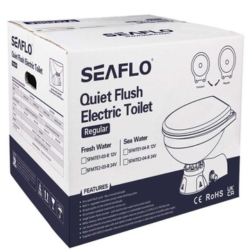 TOALETA CERAMICZNA DO ŁODZI KAMPERA SEAFLO L-06050