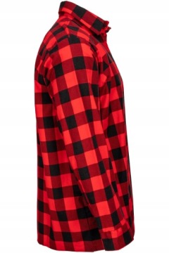 ФЛАНЕЛЕВАЯ РАБОЧАЯ РУБАШКА, КРАСНЫЙ ХЛОПОК, РАЗМЕР