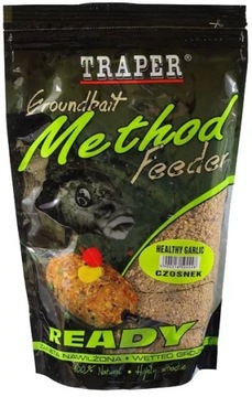 Zanęta Traper Method FEEDER READY 750G CZOSNEK 001