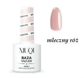 NIUQI baza proteinowa MLECZNY RÓŻ 5 ml