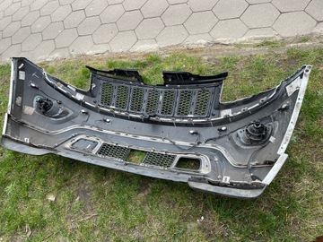 GRAND CHEROKEE WK2 ПЕРЕДНИЙ БАМПЕР PDC В ЦВЕТЕ БЕЛЫЙ OVERLAND В КОМПЛЕКТЕ