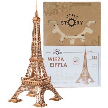 WIEŻA EIFFLA Little Story MODEL PUZLE 3D DREWNIANE