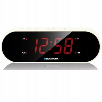 BLAUPUNKT RADIOBUDZIK DUŻE CYFRY RADIO ZEGAR CR6WH