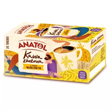 Kawa Zbożowa WANILIOWA expressowa 84g Anatol