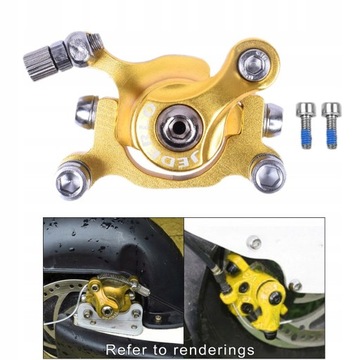 ДИСКОВЫЙ ТОРМОЗ ПЕРЕДНИЙ ЗАДНИЙ ЗОЛОТОЙ