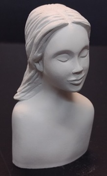 ULA popiersie gipsowe głowa kobiety do utwardzania