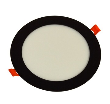 Oprawa panel LED podtynkowy 230V 12W 4000K czarny