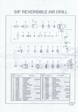 Пневматическая дрель BOGWAY BW-705RG [10мм]