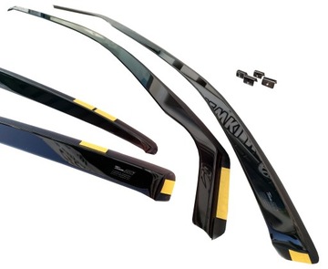 Owiewki szyb HYUNDAI SANTA FE II 2006-2012 prz/tył