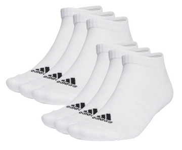 Skarpety ADIDAS Białe Low-Cut 6-pak r L 43-45