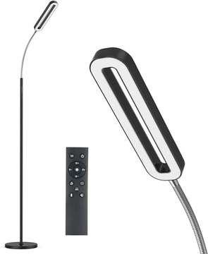 LAMPA STOJĄCA LED 12 W ŁABĘDZIA SZYJĄ 360° PILOT STEROWANIE DOTYKOWE ANTEN