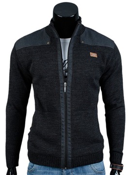 GRUBY Sweter BLUZA N73 Antracyt___L__PRODUKT_PL