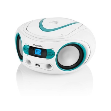 Radioodtwarzacz CD Boombox Hyundai TRC533AU3WBL biały z USB MP3