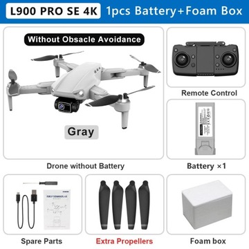 L900 PRO SE 4K HD podwójny aparat dron wizualne unikanie przeszkód