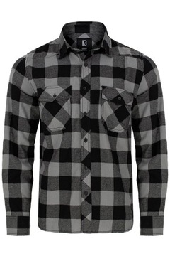 Koszula Brandit Checkshirt black/charcoal M