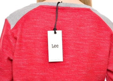 LEE bluza SWEATSHIRT red woman CREW SWS _ M