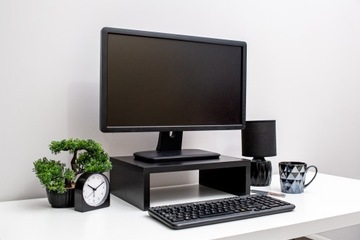 Игровая подставка, полка для монитора, ЧЕРНЫЙ RGB