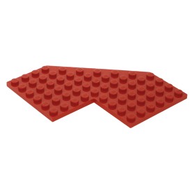 LEGO 2401 płytka 10x10 ścięta czerwony 1szt P807