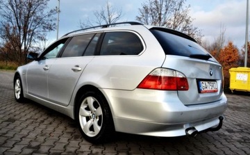 BMW Seria 5 E60 Touring 520 d 177KM 2007 BMW Seria 5 Lift, Automat, Panorama , Nawigacja, Czujniki parkowania 2.0, zdjęcie 2