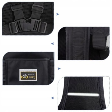 ДЕТСКИЙ БЕЗОПАСНЫЙ ПОЯС МОТОРЦИКЛОВ со светоотражающими полосками