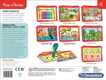 Говорящая ручка Clementoni 500 вопросов БУКВЫ И СЛОВА