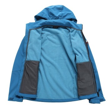 ALPINE PRO Kurtka trekkingowa męska softshell 8000 Merom niebieski r.L