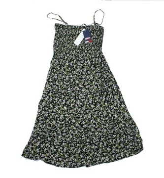 Sukienka Tommy Jeans -Midi -DW0DW09852 Floral Print 100% wiskoza oryg. - XL