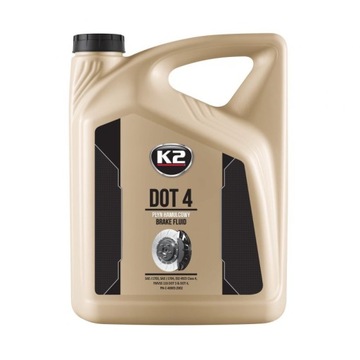 K2 DOT4 5L PŁYN HAMULCOWY DOT-4