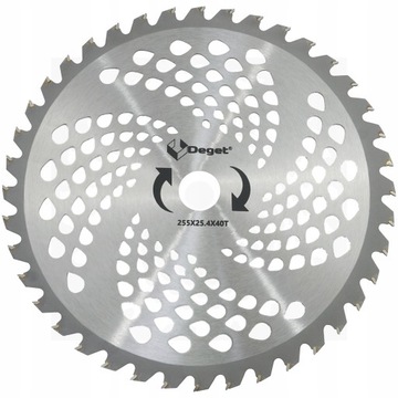 TARCZA WIDIOWA PIŁA DO KOSY SPALINOWEJ 40-ZĘBOWE