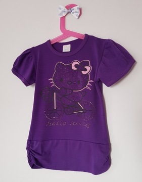 Śliczna bluzeczka Hello Kitty tunika r 86 j.Nowa