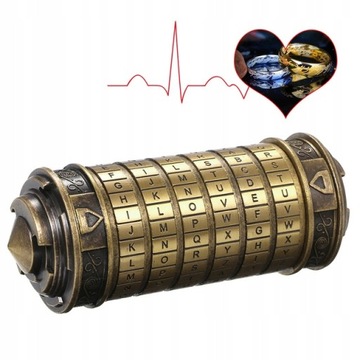 DA VINCI CODE CRYPTEX GRA MÓZGOWA ODPOWIEDNI DOROSŁYCH PREZENTY ŚWIĄTECZNE