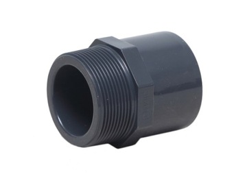Złączka PVC-U do klejenia GZ 32/40 x 1 KW/KZ/GZ złącze nypel przejściowy