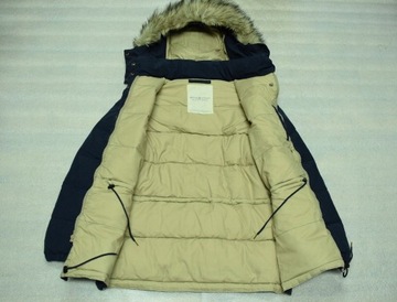 DENIM & SUPPLY RALPH LAUREN Kurtka Puchowa Naturalna Parka Damska M