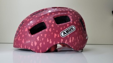 Велосипедный шлем ABUS Youn-I 2.0 Cherry Heart, размер M 52-57см