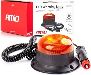 LAMPA BŁYSKOWA OSTRZEGAWCZA KOGUT 18xLED 12-24V E9
