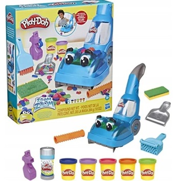 Play-Doh ciastolina F3642 odkurzacz zestaw sprzątający 5 x masa plastyczna