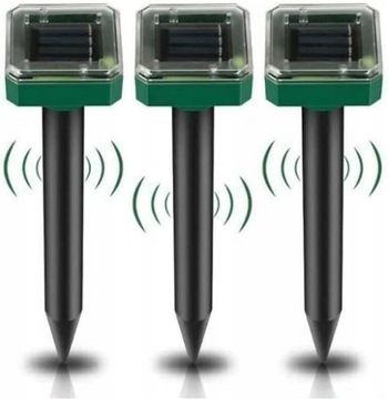 Солнечный отпугиватель грызунов 4 ШТ. для СЛЕВОВЕК Сильный и эффективный