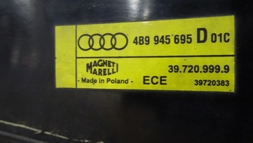 AUDI A6 C5 CLONA (KRYT) KRYT ZADNÍ KOMBI 4B9945695D