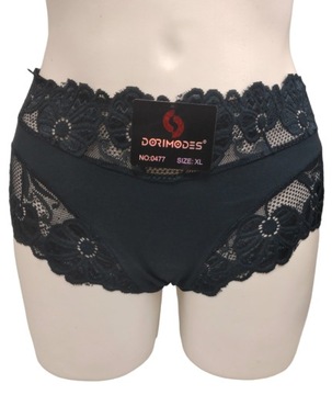 ВЫСОКИЕ ЖЕНСКИЕ ТРУСЫ Dorimodes 0477 ХЛОПОК С КРУЖЕВОМ XXL БОЛЬШИЕ РАЗМЕРЫ