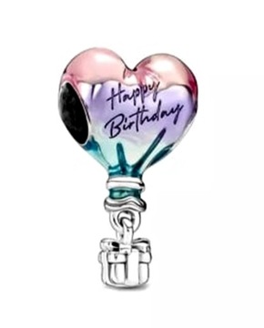 MD charms zawieszka happy birthday balon | S925
