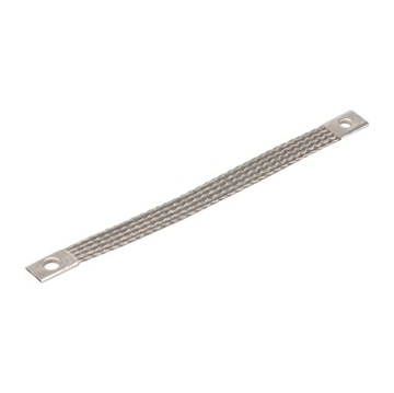 PRZEWÓD MASOWY PLECIONKA TAŚMA UZIEMIAJĄCA NIERDZEWNA KABEL M6xM8 20 cm